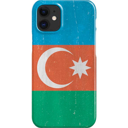 Azerbaijan Flag Distressed iPhone 12 Mini Lite Case